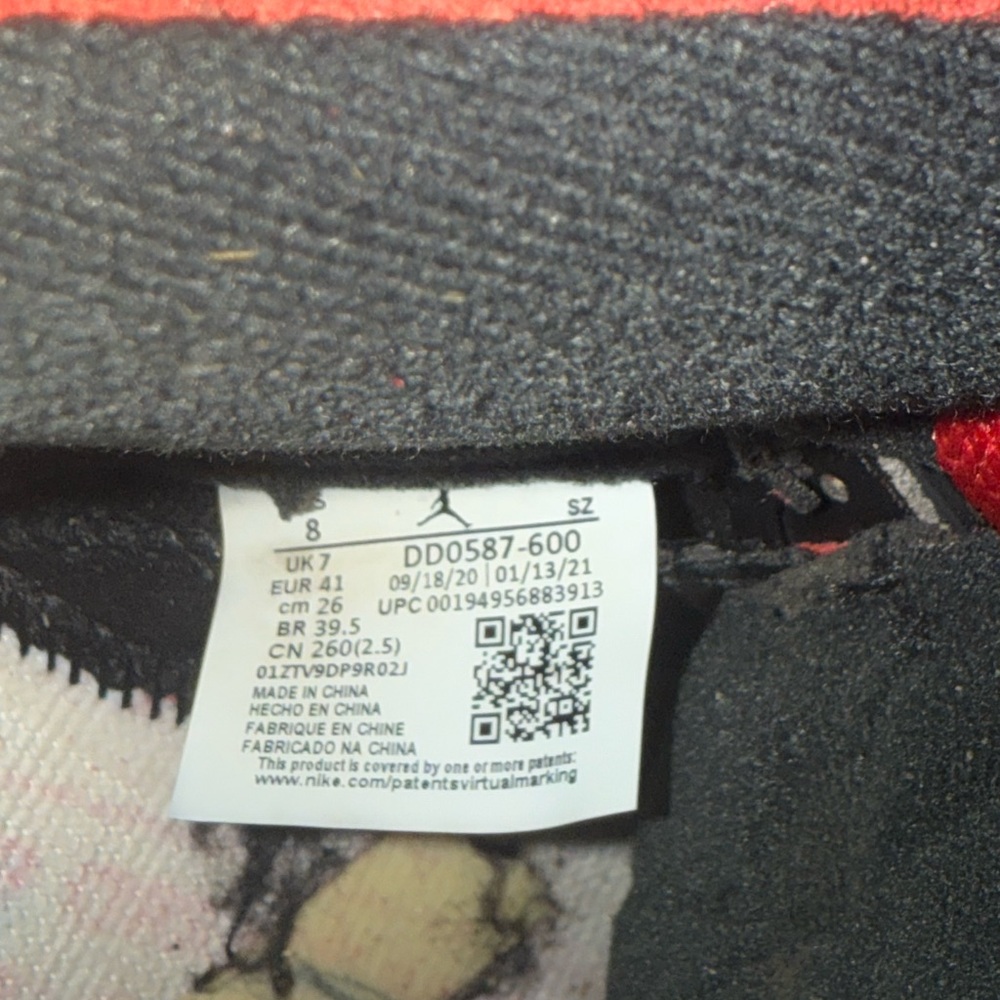 Jordan 5 Retro “Raging Bull” — Size 8 — Project/Restoration Pair - Picture 7 of 7